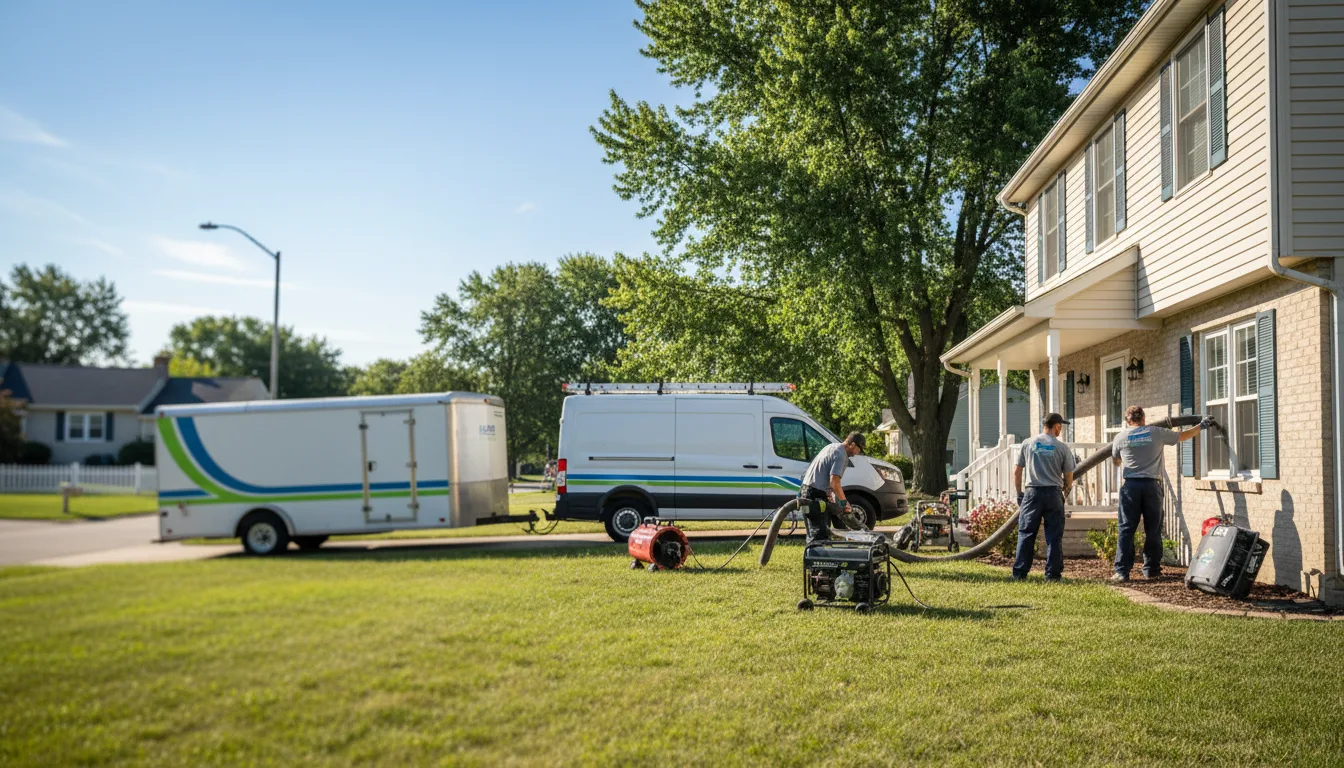 Flooded Basement Restoration And Cleanup With Repair in Macksville, KS near me